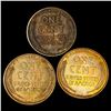 Image 2 : (3) 1909 V.D.B.  Wheat Cent UNCIRCULATED