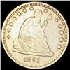 Image 1 : 1891 Seated Liberty Quarter CLOSELY UNCIRCULATED