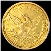 Image 2 : 1861 $2.50 Gold Quarter Eagle CLOSELY