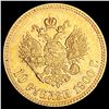 Image 2 : 1900 Russian Gold 10 Roubles UNCIRCULATED