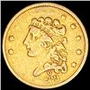 Image 1 : 1839 $2.50 Gold Quarter Eagle ABOUT UNCIRCULATED