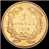 Image 2 : 1873 Rare Gold Dollar UNCIRCULATED