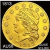Image 1 : 1813 $5 Gold Half Eagle CHOICE AU
