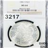 Image 1 : 1887 Morgan Silver Dollar NGC - MS63
