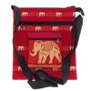 Image 1 : Thai Silk Hand Crafted Elephant Shoulder Bag (ACT-227)