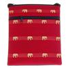 Image 2 : Thai Silk Hand Crafted Elephant Shoulder Bag (ACT-227)