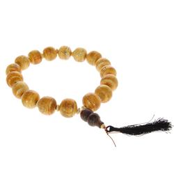 Chinese Bone and Wood Large Buddha Beads (ANT-507)