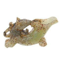 Antique Carved Jade Tibet Shot Chalice (ANT-832)