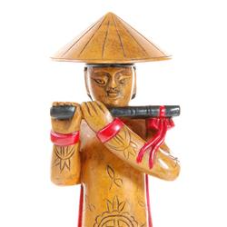 Handcarved Marble Chinese Musician  (CLB-156)