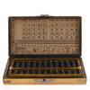 Image 3 : Vintage Chinese Abacus in Leather Covered Box  (CLB-321)