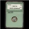 Image 3 : 1945S US Mercury 10c Silver Coin Gem FB Uncirc  (COI-3151)