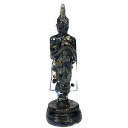 168.00ct. Buddha Statue Statue Blue Sapphire RETAIL $550 (GEM-2874)
