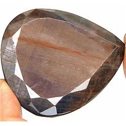 599ct. Museum Grade Untreated Natural Violet Orange Black Sapphire RETAIL $40000 (GEM-3102)
