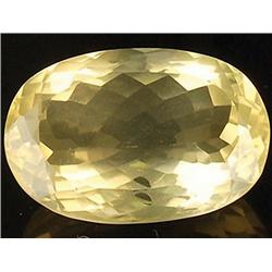 98ct. AAA Top Class Huge Natural Lemon Quartz VVS RETAIL $1900 (GEM-3112)