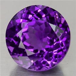 9.77ct. Intense Round Natural Amethyst RETAIL $975 (GEM-5781)