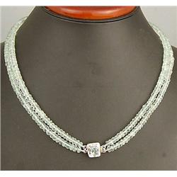 253ct. 2 Strand Finest Natural Santa Maria Aquamarine Necklace 20" RETAIL $175000 (JEW-1146)