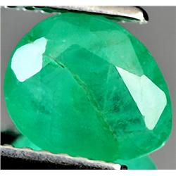 1.42ct. HI GRADE Translucent Natural Rich Green Emerald Colombia RETAIL $3150 (GEM-3170)
