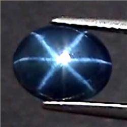 1.1ct. Dancing 6 Ray Midnight Blue Star Sapphire RETAIL $850 (GEM-3203R)