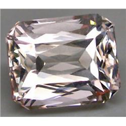 7.21ct. RARE Pleasant Natural Pink Morganite AAA FLAWLESS RETAIL $2500 (GEM-3215)