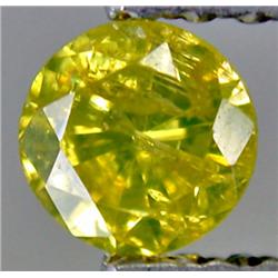 0.22ct. Sparkling Fancy Golden Orange Natural Diamond! RETAIL $2500 (GEM-3222)