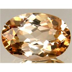 6.44ct. RARE Brilliant Natural Top Imperial Topaz VVS1 RETAIL $7500 (GEM-3248)