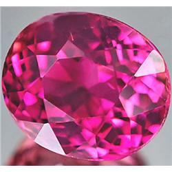 1.32ct. Charming RARE Natural Raspberry Tourmaline Unheated VVS RETAIL $1000 (GEM-3568)