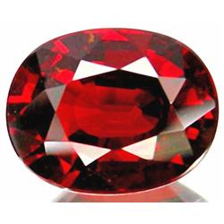 2.14ct. Shimmering AAA Top Red RARE Spessartite Garnet FLAWLESS RETAIL $1350 (GEM-3579)