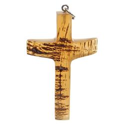 White Buffalo Horn Cross RARE (JEW-275)