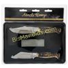 Image 1 : Uncle Henry 2 Fixed Blade Knives w/ Stone Gift Set