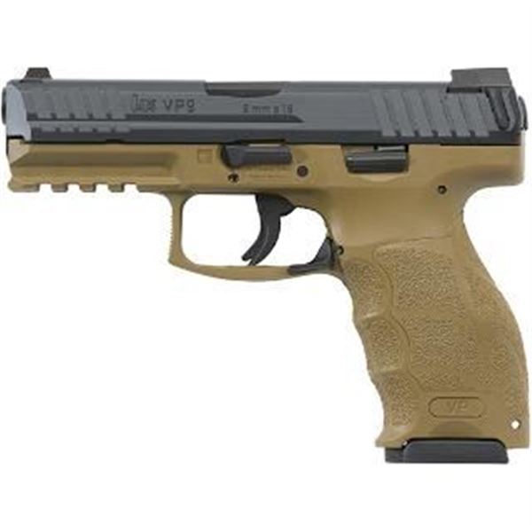 HK VP9 9MM FDE 4.09" 2-17RD