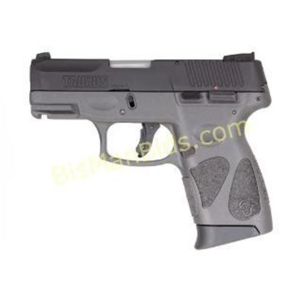 TAU G2C 9MM 3.26" BLK SLIDE GRAY FRAME 2 12RD