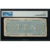 Image 2 : 1864 $10 T-68 Confederate PMG 25