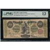 Image 1 : 1863 $20 Legal Tender Note PMG 12