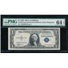 Image 1 : 1935 $1 Low Serial Experimental Silver Cert PMG 64EPQ