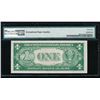 Image 2 : 1935 $1 Low Serial Experimental Silver Cert PMG 64EPQ