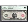 Image 1 : 1914 $5 Red Seal New York FRN PMG 25