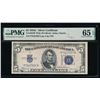 Image 1 : 1934C $5 Silver Certificate PMG 65EPQ