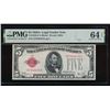 Image 1 : 1928A $5 Legal Tender Note PMG 64EPQ