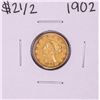 Image 1 : 1902 $2 1/2 Liberty Head Quarter Eagle Gold Coin