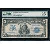 Image 1 : 1899 $5 Chief Silver Certificate PMG 25