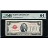 Image 1 : 1928G $2 Legal Tender Note PMG 64