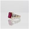 Image 2 : Beautiful 5 Ct VVS1 Fine Lab Ruby Ring