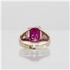 Image 3 : Beautiful 5 Ct VVS1 Fine Lab Ruby Ring
