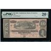 Image 1 : 1864 $10 T-68 Confederate PMG 20EPQ