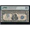 Image 1 : 1899 $5 Chief Mule Silver Certificate PMG 25