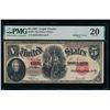 Image 1 : 1907 $5 Legal Tender Note PMG 20
