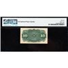 Image 2 : 10 Cent Fourth Issue Fractional PMG 66PPQ