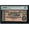 Image 1 : 1864 $10 T-68 Confederate PMG 25