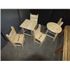 Image 1 : 2 Sets Of Kids Size Wooden Tables & Chairs