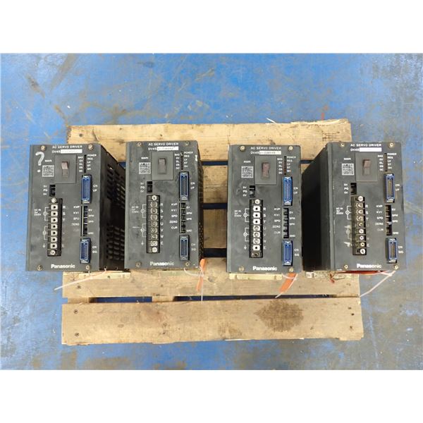 Lot Of (4) Panasonic AC Servo Drivers